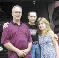 Jay and Janet Thompson with their son Eric